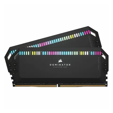 رم کورسیر CORSAIR DOMINATOR PLATINIUM RGB BLACK 64GB (2x32) 5200MT/s CL40 DDR5 - تصویر ۳