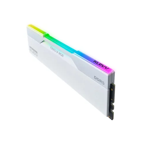 رم کلو KLEVV CRAS V RGB WHITE 32GB(2x16) 7600MT/s CL36 DDR5 - تصویر ۶