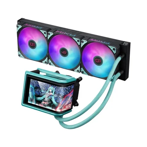 خنک کننده ASUS ROG RYUO IV 360 ARGB HATSUNE MIKU - تصویر ۲