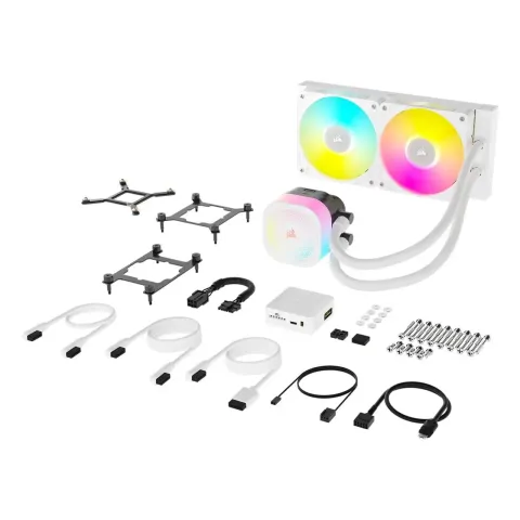 خنک کننده کورسیر  ICUE LINK TITAN 240 RX RGB WHITE - تصویر ۵