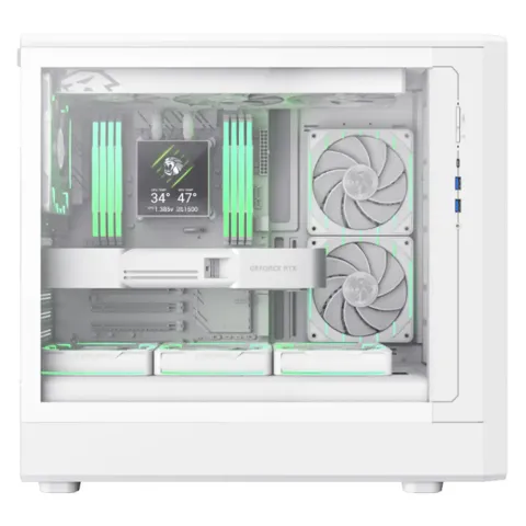 کیس گیم مکس CASE GAMEMAX CLAW 460 W WHITE - تصویر ۱۰