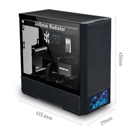 کیس لیان لی LIAN LI Lancool 207 DIGITAL BLACK - تصویر ۳