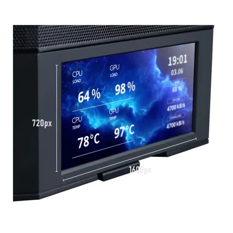 کیس لیان لی LIAN LI Lancool 207 DIGITAL BLACK - تصویر ۴
