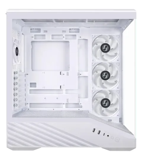 کیس گیمینگ لیان لی Vector V100R White - تصویر ۳