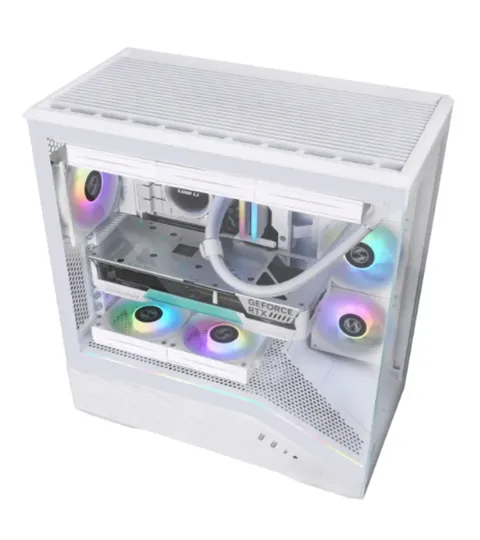 کیس گیمینگ لیان لی Vector V100R White - تصویر ۶