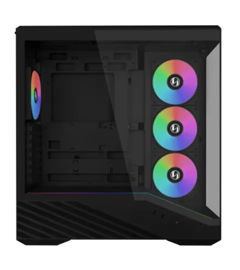 کیس گیمینگ لیان لی Vector V100R Black - تصویر ۸