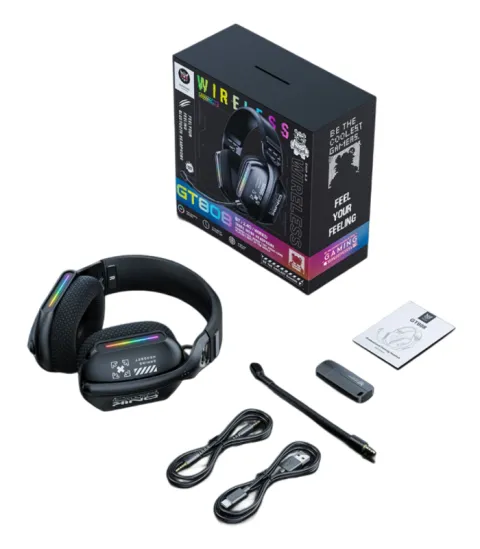 هدست اونیکوما ONIKUMA GT808 TRI-MODE WIRELESS BLACK - تصویر ۲