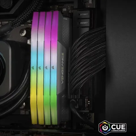 رم کورسیر CORSAIR VENGEANCE RGB 64GB(2x32) 5200MT/s CL40 DDR5 + EXPO - تصویر ۵