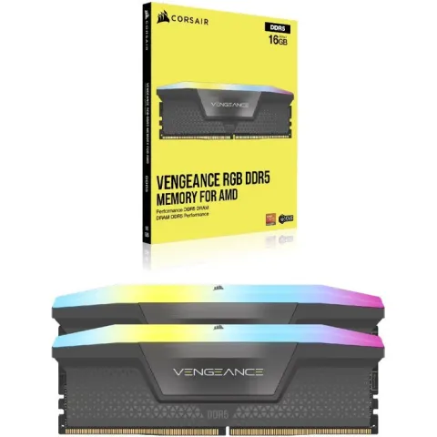 رم کورسیر CORSAIR VENGEANCE RGB 64GB(2x32) 5200MT/s CL40 DDR5 + EXPO - تصویر ۲