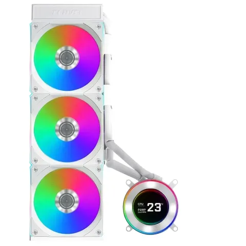 خنک کننده مایع پردازنده لیان لی LIAN LI HYDROSHIFT 2 LCD-C 360 CL WHITE - تصویر ۲