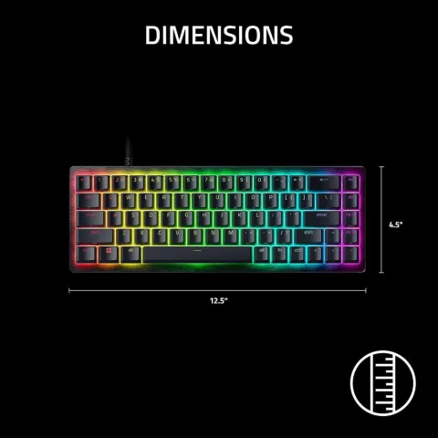 کیبورد گیمینگ ریزر RAZER Huntsman V3 HE MAGNETIC MINI 65% 8KHz - تصویر ۶