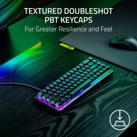 کیبورد گیمینگ ریزر RAZER Huntsman V3 HE MAGNETIC MINI 65% 8KHz - تصویر ۵