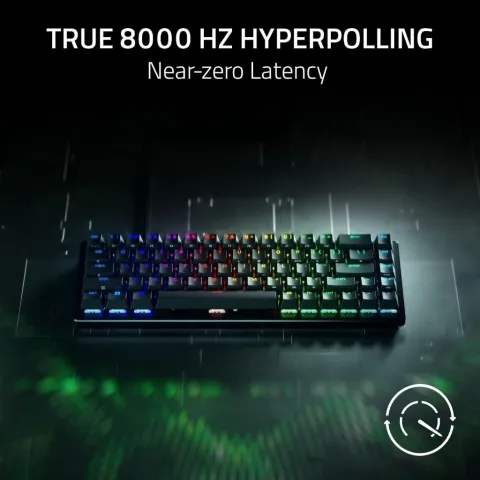 کیبورد گیمینگ ریزر RAZER Huntsman V3 HE MAGNETIC MINI 65% 8KHz - تصویر ۳