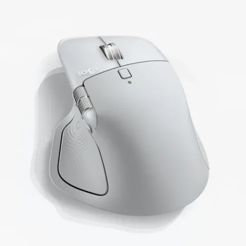 موس لاجیتک LOGITECH MX MASTER 4 PALE GRAY - تصویر ۴
