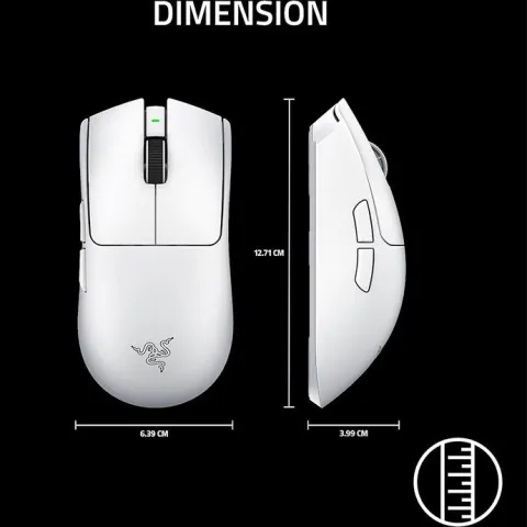 موس ریزر RAZER VIPER V4 PRO WHITE - تصویر ۶