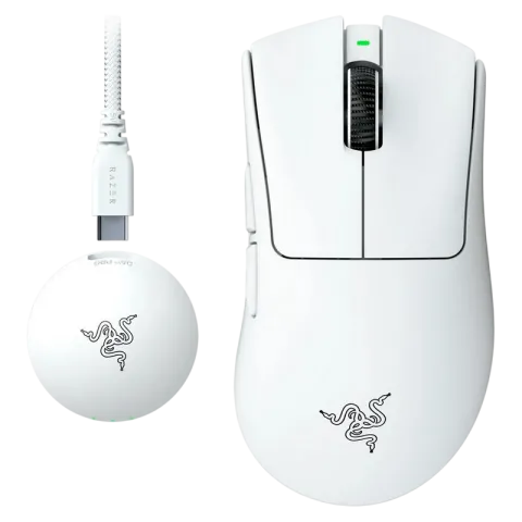 موس ریزر RAZER DEATHADDER V4 PRO WHITE - تصویر ۲
