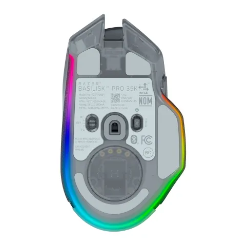 موس ریزر RAZER BASILISK V3 PRO 35K PHANTOM WHITE - تصویر ۲