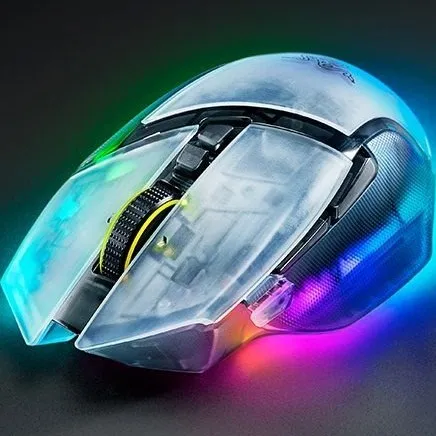 موس ریزر RAZER BASILISK V3 PRO 35K PHANTOM WHITE - تصویر ۳