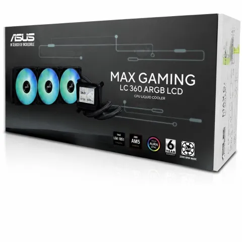 خنک کننده ایسوس ASUS MAX GAMING LC 360 ARGB LCD - تصویر ۴