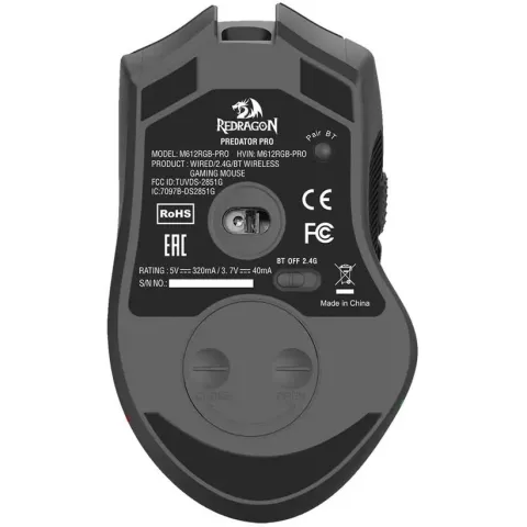 موس بیسیم ردراگون REDRAGON M612 PRO Predator RGB - تصویر ۳