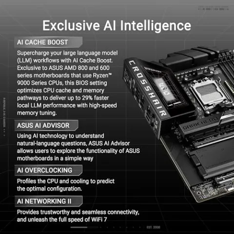مادربرد ایسوس ASUS ROG CROSSHAIR X870E DARK HERO DDR5 - تصویر ۱۱